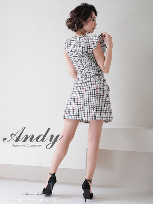 Andy/AN-OK2710/ワンピース/ミニドレス/タイトワンピース/ツイード