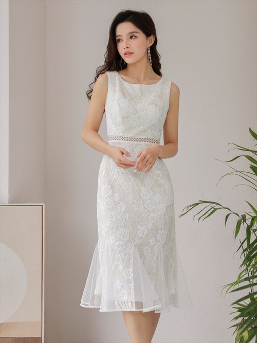 ERUKEI/C32131/ワンピース/パーティ/結婚式/二次会/ナイトドレス/キャバドレス/マーメイドライン