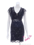 an/AOC-3560/ワンピース/タイトワンピース/総レース/袖あり