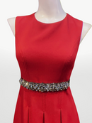 ERUKEI/C32112/ワンピース/パーティ/結婚式/二次会/ミニドレス/ノースリーブ/カラードレス