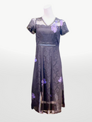 E2529/ERUKEI/ワンピース/パーティー/レース/袖ありワンピース/結婚式/お食事会/演奏会