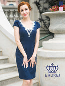 ERUKEI/エルケイ/ナイトドレス/ワンピース/ドレス/キャバドレス/パーティ/ミディアムドレス/大きいサイズ/G29102