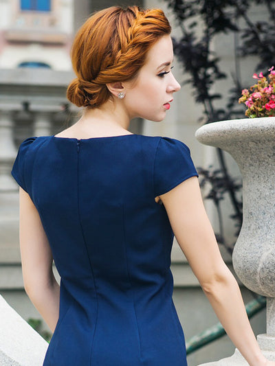 【2サイズ】ERUKEI（エルケイ）レース ナイト ミディアム丈 ドレス キャバ 2サイズ】ERUKEI（エルケイ）レース ナイト ミディアム丈 ドレス