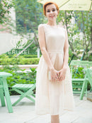 ERUKEI/エルケイ/29201/ワンピース/パーティドレス/Aライン/ミディアムドレス