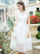 ERUKEI/エルケイ/29201/ワンピース/パーティドレス/Aライン/ミディアムドレス