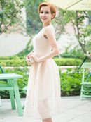 ERUKEI/エルケイ/29201/ワンピース/パーティドレス/Aライン/ミディアムドレス