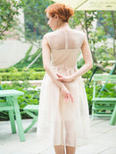 ERUKEI/エルケイ/29201/ワンピース/パーティドレス/Aライン/ミディアムドレス