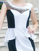 ERUKEI/エルケイ/ナイトドレス/キャバドレス/ドレス/ミディアムドレス/大きいサイズ/29111