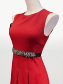 ERUKEI/C32112/ワンピース/パーティ/結婚式/二次会/ミニドレス/ノースリーブ/カラードレス