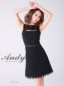 Andy/AN-OK2682/ワンピース/ミニドレス/ワンカラー/タイトワンピース/カラードレス/シンプルドレス