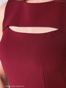 Andy/AN-OK2682/ワンピース/ミニドレス/ワンカラー/タイトワンピース/カラードレス/シンプルドレス