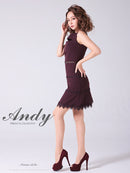 Andy/AN-OK2682/ワンピース/ミニドレス/ワンカラー/タイトワンピース/カラードレス/シンプルドレス