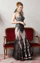 LuxeStyle/51507/リュクススタイル/ロングドレス/キャバドレス/アメスリ/ホルターネック/レース/タイト