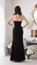 LuxeStyle/51518/リュクススタイル/ロングドレス/キャバドレス/ストレッチ/スリット/マーメイド