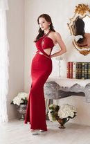 LuxeStyle/51518/リュクススタイル/ロングドレス/キャバドレス/ストレッチ/スリット/マーメイド