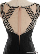 Glossy/バックチュールノースリーブ/タイトミニドレス/GL2629