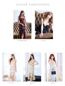 ROBE de FLEURS/DE2931/フラワー×バストジッパーフリルマーメイドキャバドレス