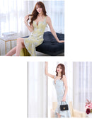 ROBE de FLEURS/DE2931/フラワー×バストジッパーフリルマーメイドキャバドレス