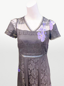 E2529/ERUKEI/ワンピース/パーティー/レース/袖ありワンピース/結婚式/お食事会/演奏会