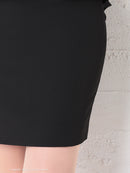 Andy/AN-OK2625/ワンピース/ミニドレス/ワンカラー/タイトワンピース/カラードレス/ペプラム