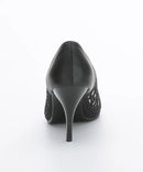 3395/パンプス/ヒール/靴/パーティ/結婚式パンプス/二次会/お呼ばれ/婚活/合コン/お見合い/ランチ会/お食事会/フォーマル/美脚/定番パンプス/ビジュー/花柄