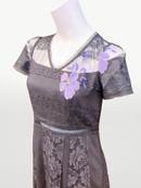 E2529/ERUKEI/ワンピース/パーティー/レース/袖ありワンピース/結婚式/お食事会/演奏会