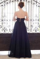 LuxeStyle/51502/リュクススタイル/キャバドレス/ロングドレス/Aライン/エレガント/ビジュー/バースデー/イベント