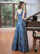 ERUKEI/S35004/エルケイ/ドレス/ロングドレス/ワンピース/花柄/Vネック/フレア/Aライン