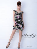 Andy/AN-OK1591/ワンピース/ミニドレス/タイトドレス/フラワープリント