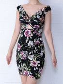 Andy/AN-OK1591/ワンピース/ミニドレス/タイトドレス/フラワープリント