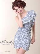 Andy|AN-OK1763/ワンピース/ミニドレス/総レース/フリル/ワンショルダー