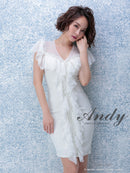 Andy/AN-OK1894/ワンピース/ミニドレス/ワンカラー/タイトワンピース/フリル/SALE/セール