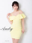 Andy/AN-OK2307/ワンピース/ミニドレス/フリル/カラードレス