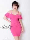 Andy/AN-OK2307/ワンピース/ミニドレス/フリル/カラードレス