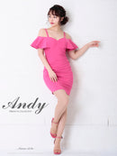 Andy/AN-OK2307/ワンピース/ミニドレス/フリル/カラードレス