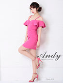 Andy/AN-OK2307/ワンピース/ミニドレス/フリル/カラードレス