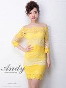 [ワンピースドレス]Andy|AN-OK2313/ナイトドレス/キャバドレス/ドレス/ワンピース/ミニドレス