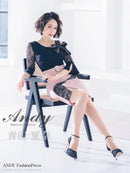 Andy/AN-OK2352/ワンピース/ミニドレス/レース/リボン/袖あり