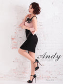 Andy/AN-OK2352/ワンピース/ミニドレス/レース/リボン/袖あり