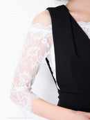 Andy/AN-OK2514/ワンピース/ドレス/ナイトドレス/ミニドレス/キャバドレス/レース/袖あり/七分袖