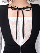 Andy/AN-OK2514/ワンピース/ドレス/ナイトドレス/ミニドレス/キャバドレス/レース/袖あり/七分袖