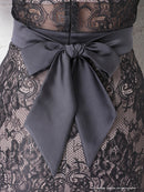 Andy/AN-OK2628/ワンピース/ミニドレス/総レース/タイトワンピース/ウエストリボン