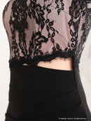 Andy/AN-OK2720/ワンピース/ミニドレス/レース/ワンショルダー/袖あり/左腕/アシンメトリー