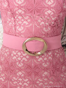 Andy/AN-OK2726/ワンピース/ミニドレス/総レース/ベルト付き