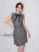 Andy/AN-ON2731/ワンピース/ミニドレス/ツイード/リボン
