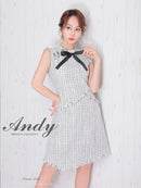 Andy/AN-ON2731/ワンピース/ミニドレス/ツイード/リボン