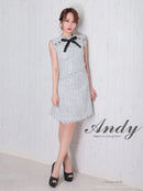 Andy/AN-ON2731/ワンピース/ミニドレス/ツイード/リボン