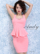 Andy|AN-UK026|セットアップ|パーティドレス|ナイトドレス|無地|結婚式|二次会|入学式|卒業式|成人式