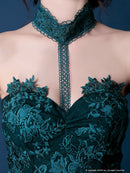 Andy/AOC-2843/couture an/ワンピース/ミニドレス/レース/フレア/チョーカー/アームカバー付き