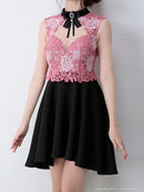 AOC-2846/ａｎ/ナイトドレス/ワンピース/ドレス/キャバドレス/パーティ/フリルスカート/レース